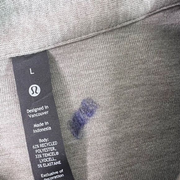 Lululemon Overshirt Mens Large Tan Heathered Rover Long Sleeve Soft Knit New - Picture 6 of 10